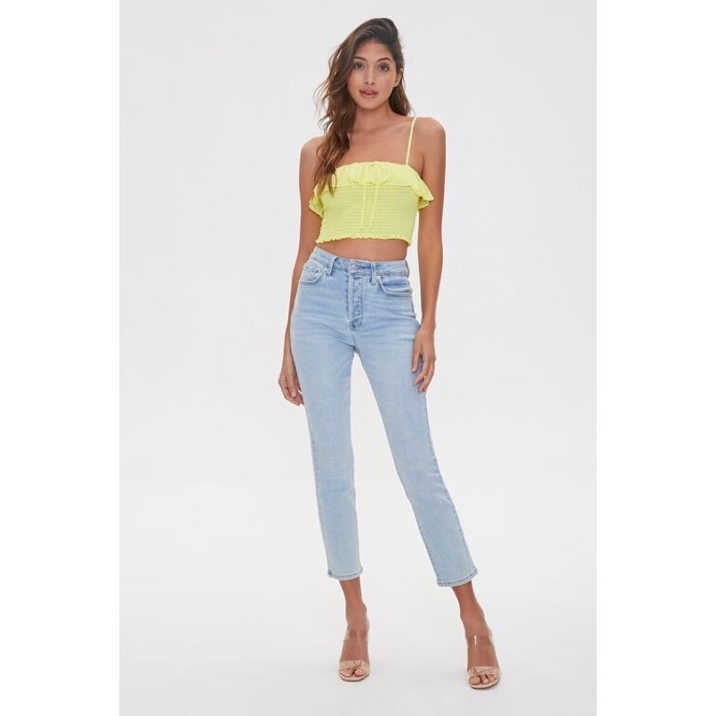 Áo dây F21 Smocked Top VNXK