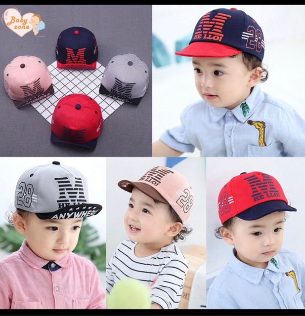 Mũ lưỡi trai cho bé yêu