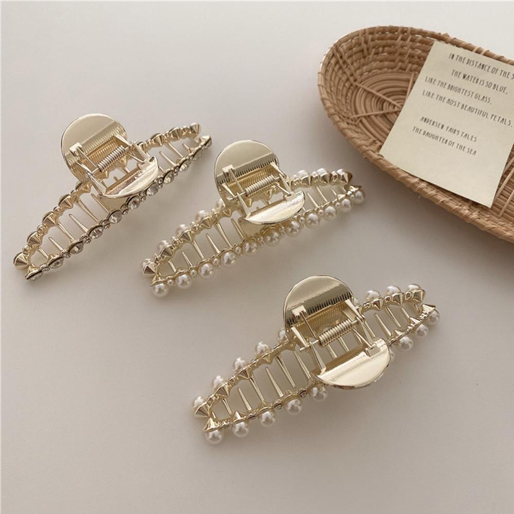 Kẹp Tóc DWAYNE Thời Trang Cho Nữ|Kẹp Tóc Kim Loại Phong Cách Retro