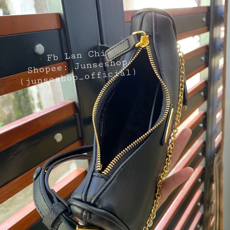 Túi đeo chéo chư P size 20cm da xước full hộp