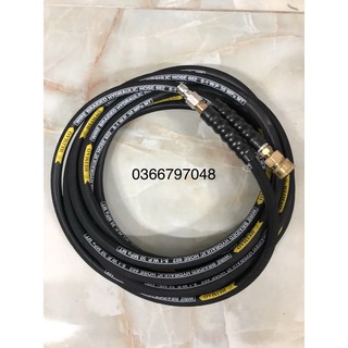 Dây rửa xe 3 lớp bố thép cao áp 9m + kèm khớp nối nhanh 3\8