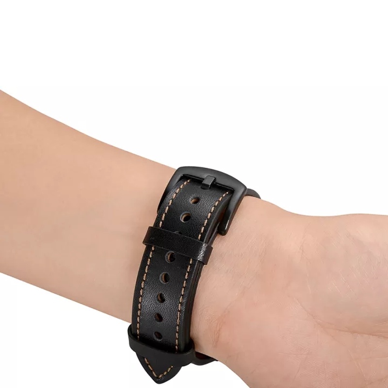 Dây Đeo Bằng Da Thật Thay Thế Cho Đồng Hồ Thông Minh Amazfit Trex2 T-Rex A1918 Trex Pro Amazfit Ares