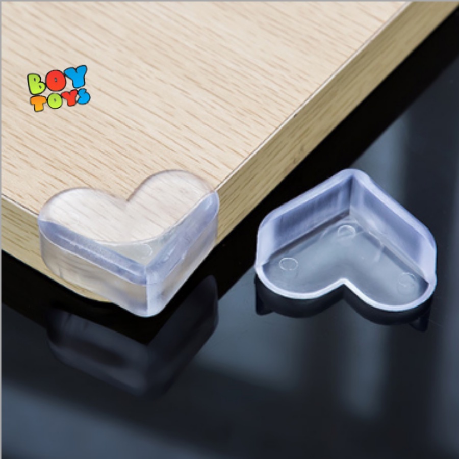 Combo 2 miếng bịt góc bàn, bịt cạnh bàn silicon cao cấp, an toàn cho bé yêu