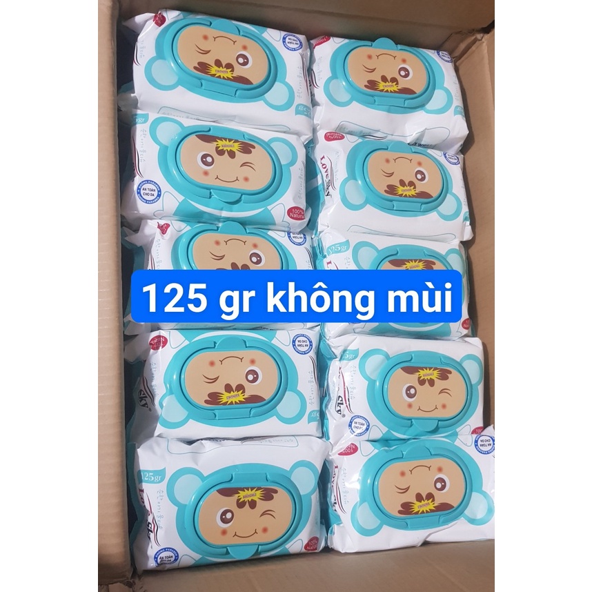 COMBO THÙNG GIẤY ƯỚT 125 GR KHÔNG MÙI-30 GÓI