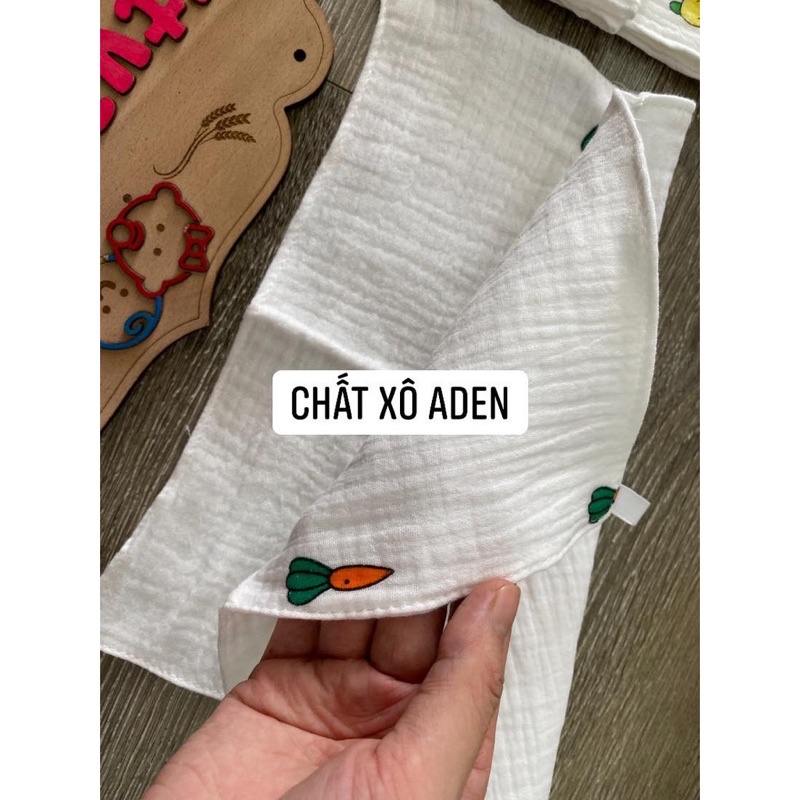 Set 5 khăn mặt xô sữa/khăn xô xốp mềm mại thấm hút cho bé