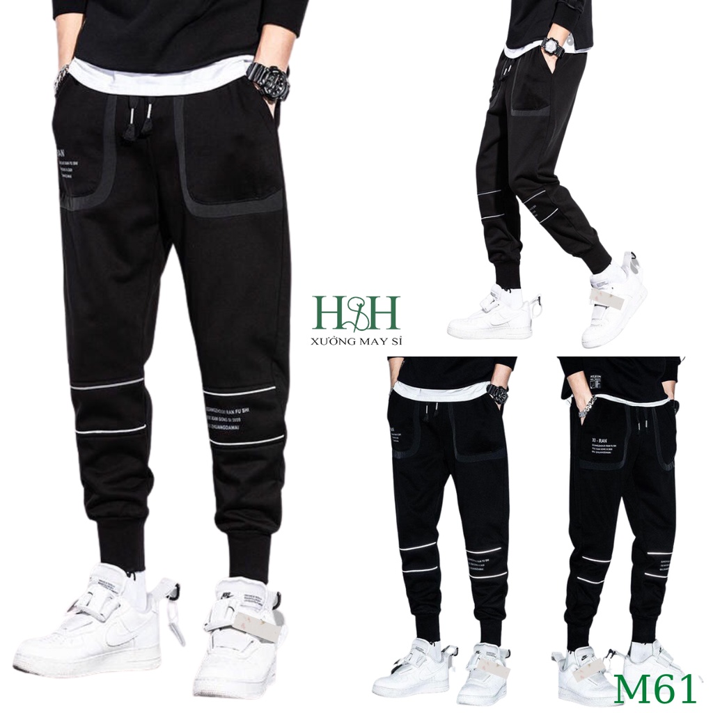 Quần jogger nam, quần kaki nam túi hộp chất cao cấp co giãn tốt chuẩn vnxk