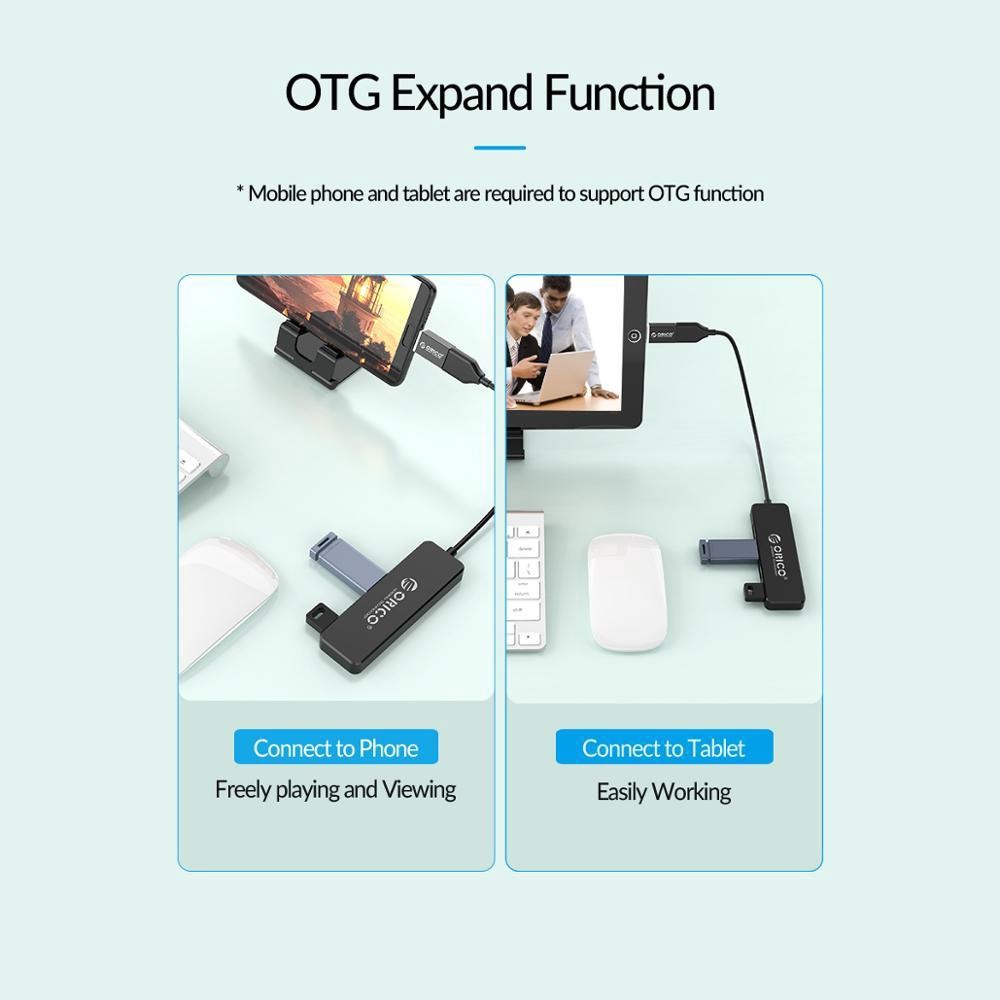 Bộ chia cổng USB ra 4 cổng USB 3.0 ORICO FL01 - Hàng chính hãng
