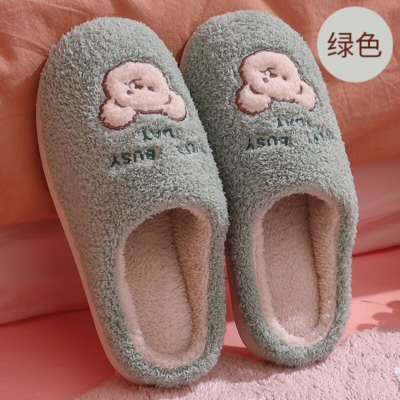 Dép Bông Mẫu Gấu Siêu Xinh,Siêu Ấm( hàng đẹp)