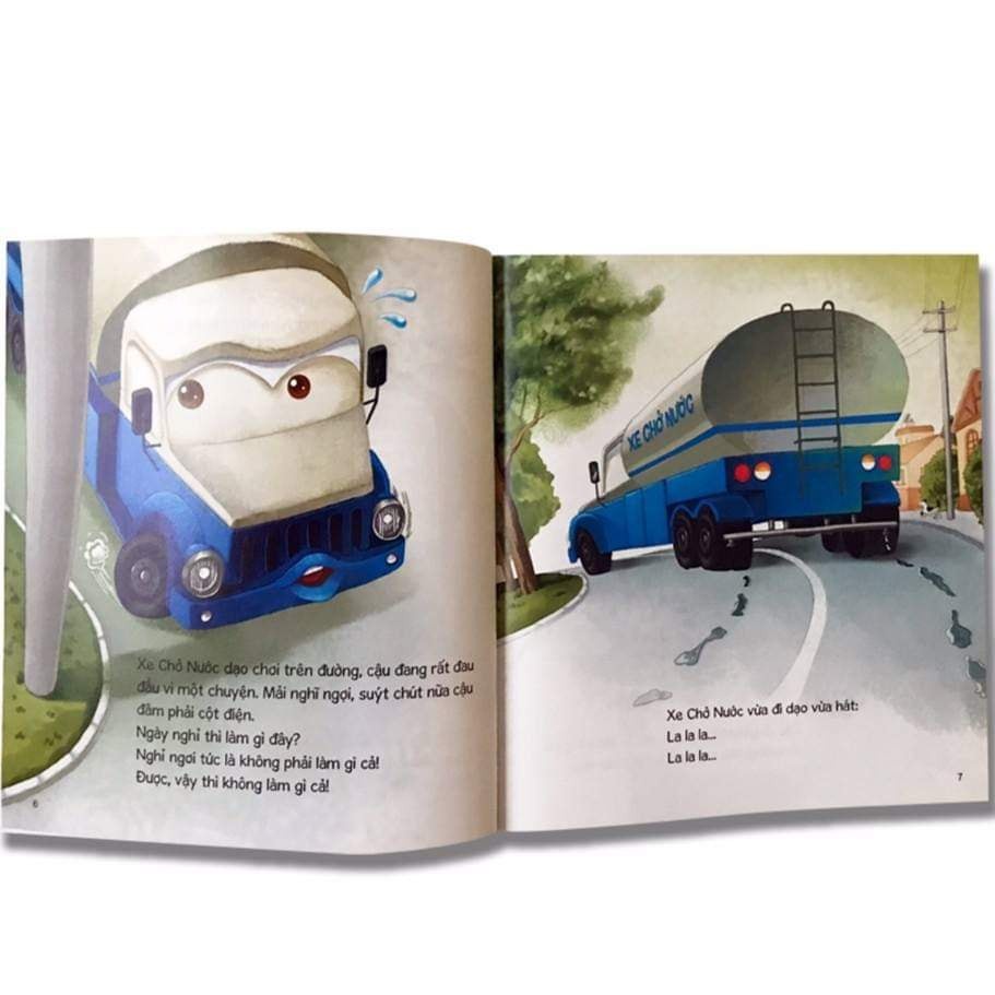 Sách Thế Giới Xe Công Trình bộ 6 cuốn