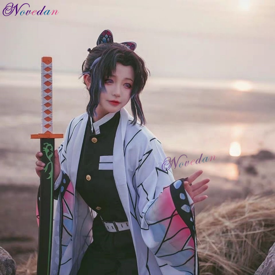 Trang phục hóa nhân vật Kipetsu no Yaiba Kochou Shinobu phim hoạt hình anime Demon Slayer