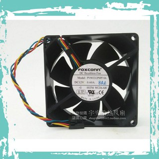 FAN001 0.6A-Quạt làm mát bể cá thuy sinh, lioa, máy móc vuông 9cm dòng điện 12V- quạt foxconn sịn