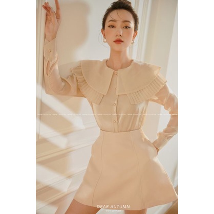 [COLIN CLOTHING] Chân váy ngắn nữ chữ A rã li Taffta | BigBuy360 - bigbuy360.vn