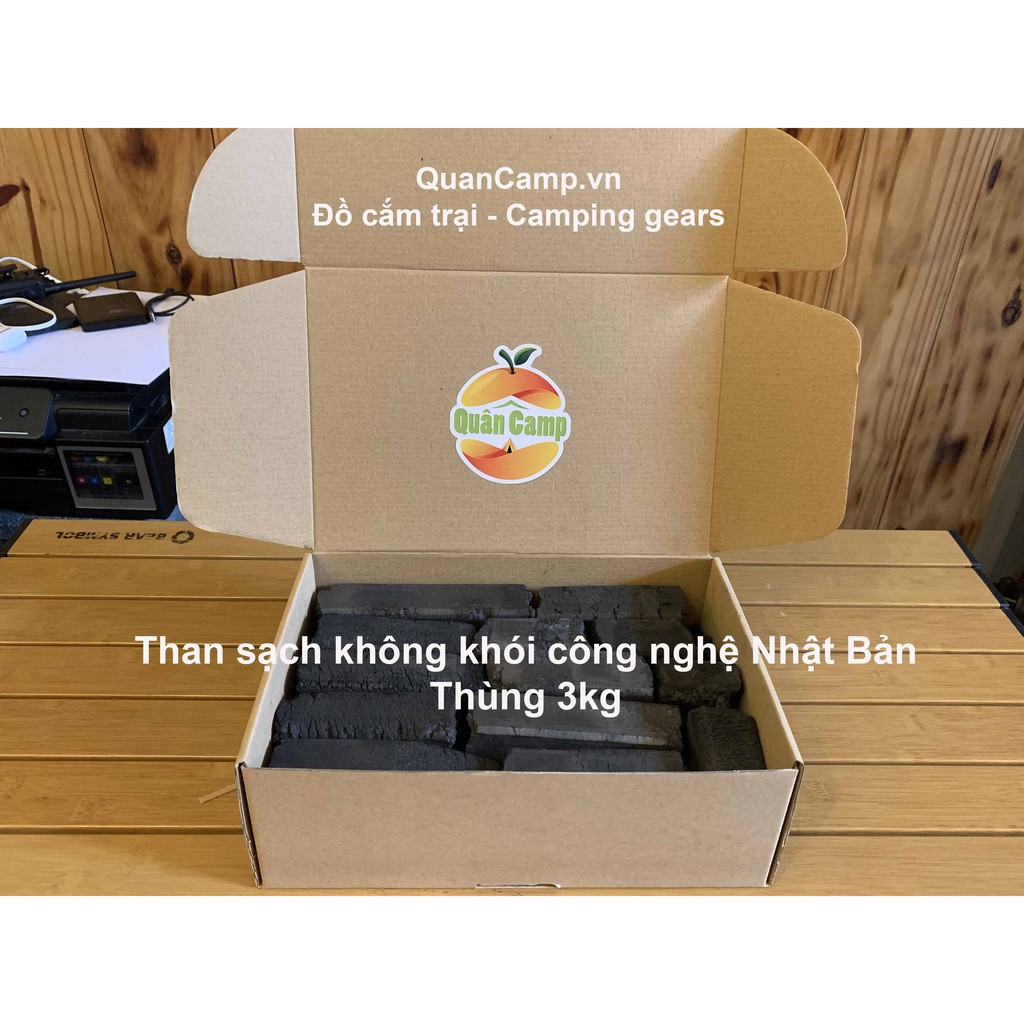 Than nướng BBQ sạch không khói công nghệ Nhật bản - thùng 3kg