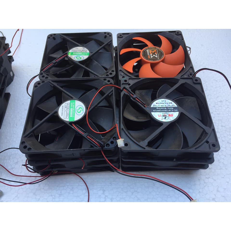 Combo 100 Cái Quạt Fan 12x12x2Cm 12V