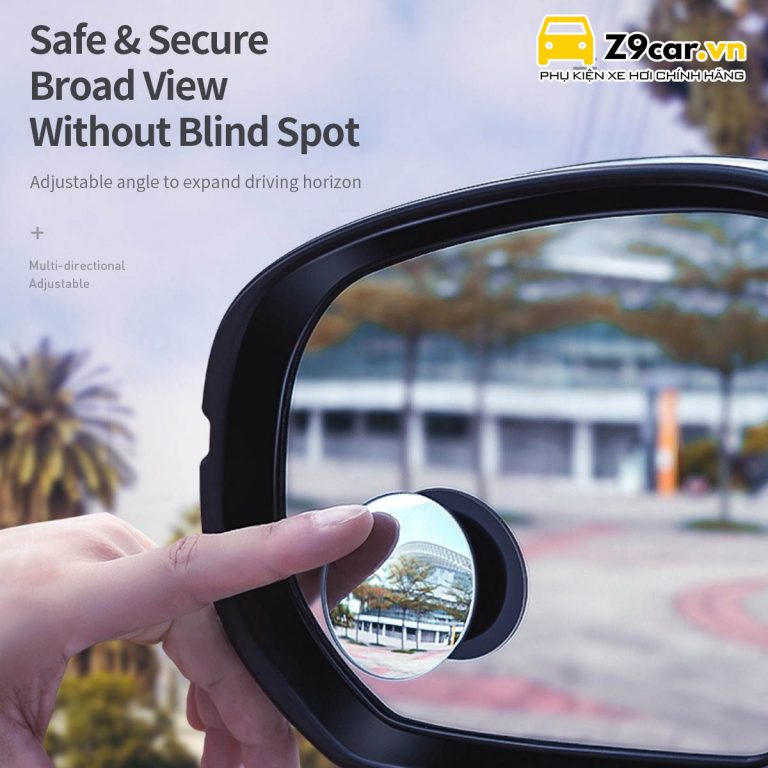 Bộ đôi gương cầu tròn 360 độ Gắn gương chiếu hậu - xóa điểm mù xe hơi, xe máy | BigBuy360 - bigbuy360.vn