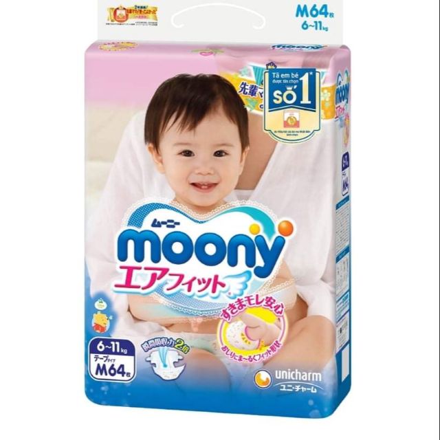 Tã dán moony size M64