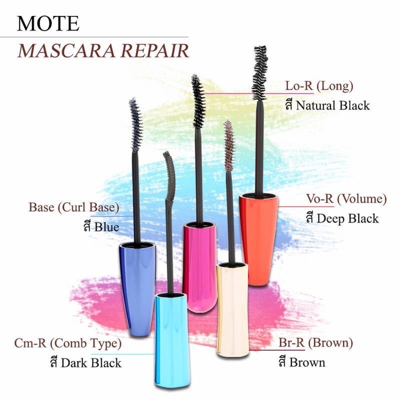 ( THANH LÝ TRẦY VỎ) Mascara làm dày mi Mote flow fushi Nhật | BigBuy360 - bigbuy360.vn