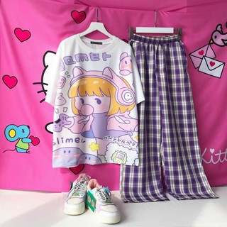 🔥MẪU THẬT Bigsize vừa🔥SET ÁO THUN + QUẦN CARO SIÊU HOT