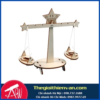 Cân gỗ mini-Đồ chơi khoa học sáng tạo