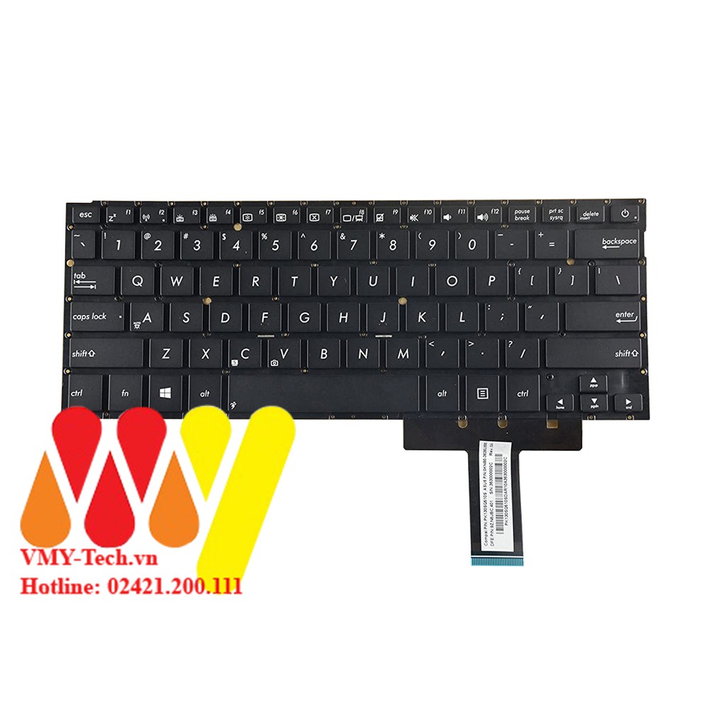 Bàn phím Laptop Asus Zenbook UX31LA UX31 UX31A UX31E UX32 UX32A UX42V UX31E UX31L U38 NEW 100%