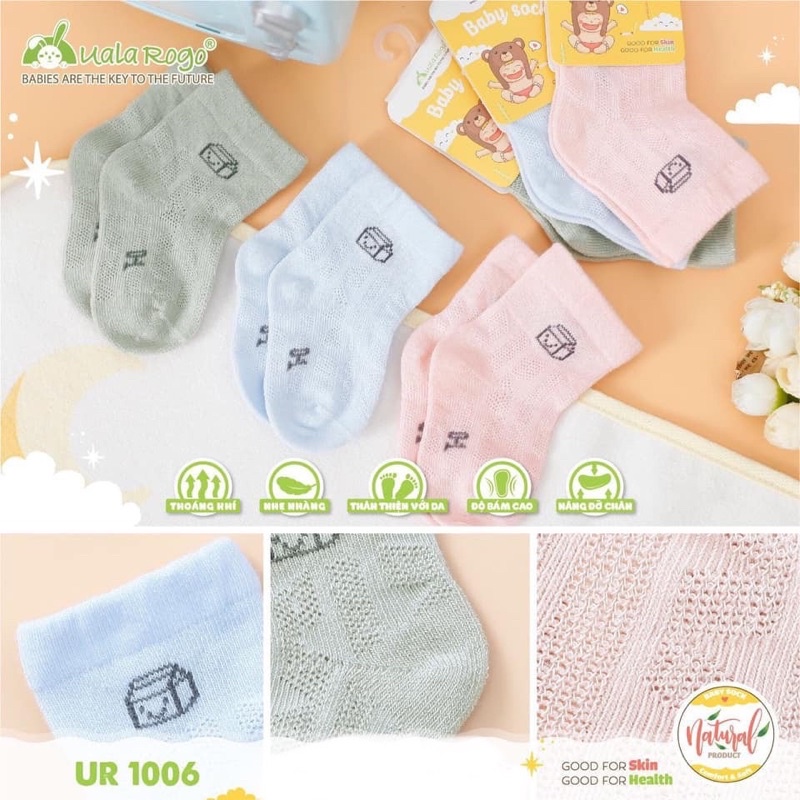 UALA ROGO Vớ / Tất thương hiệu Uala Rogo cho bé