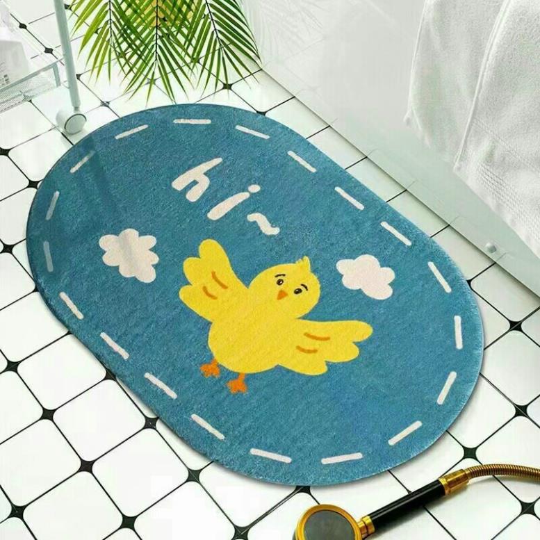 Thảm Lau Chân Lông Cừu Mềm Mịn Siêu Thấm Nước Kích Thước 40 x60 cm