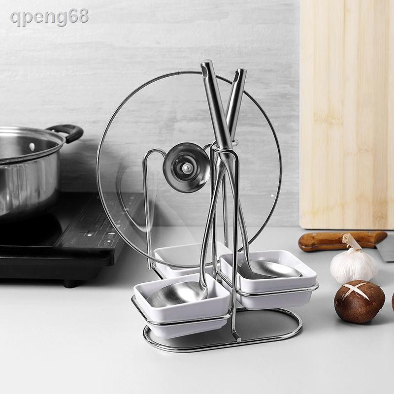 Kệ Inox Để Nắp Nồi Ráo Nước Tiện Dụng Cho Nhà Bếp