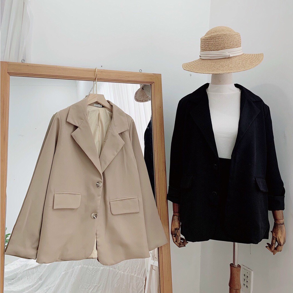 Áo khoác vest nữ 2 lớp 2 màu 2 size SM Pumi | BigBuy360 - bigbuy360.vn