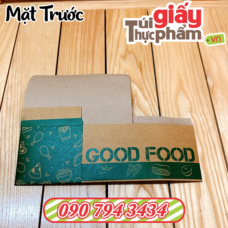 250 Hộp Thức Ăn Nhanh (Kraft - in sẵn)