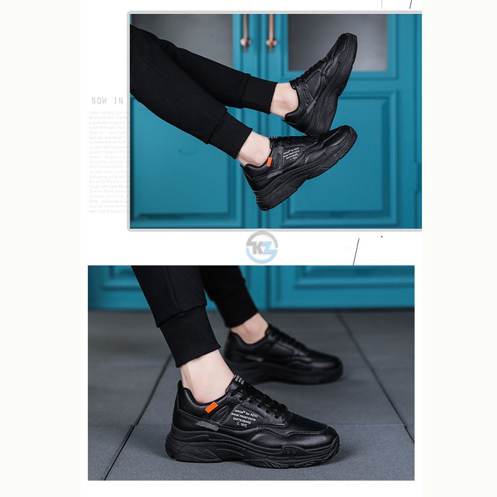 ( Giá sỉ ) Giày thể thao, giày da nam màu đen | BigBuy360 - bigbuy360.vn