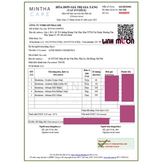 Nước tẩy trang B.i.o 100ml - 500ml