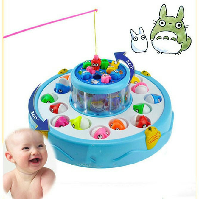 Bộ đồ chơi câu cá hai tầng có nhạc và đèn cho các bé .Kaori86