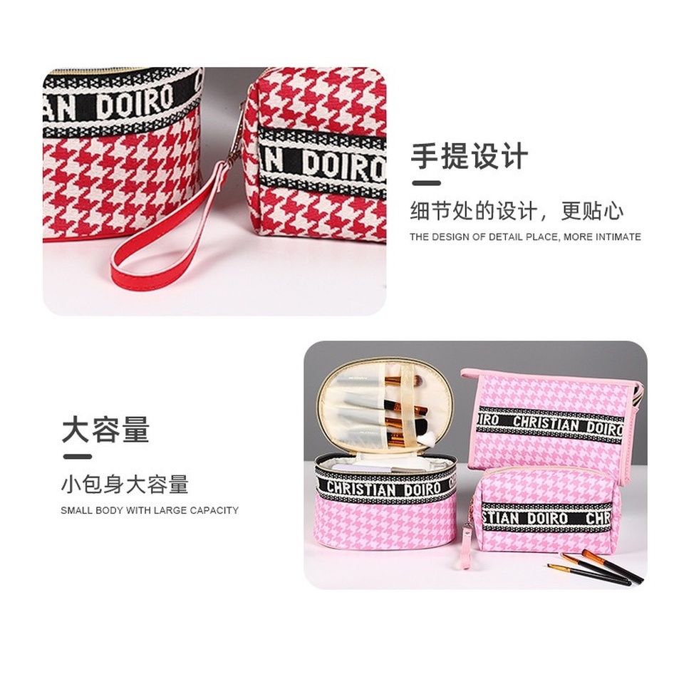 Túi Đựng Mỹ Phẩm Cầm Tay Nhiều Màu Sắc