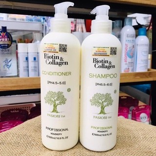 Cặp gội xả Biotin & Collagen 500ml