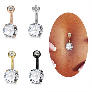 Khuyên rốn đính đá lấp lánh thời trang cho nữ