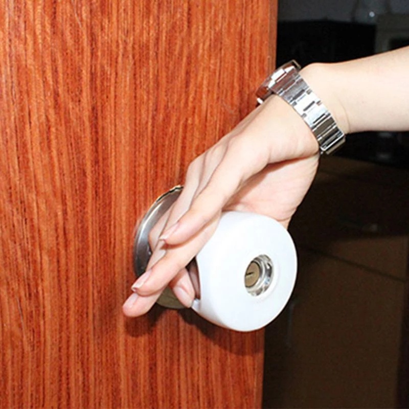 Vỏ Bọc Tay Nắm Cửa Hình Tròn Chống Va Chạm Bảo Vệ An Toàn Cho Bé