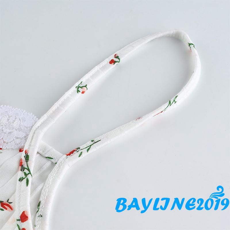 Áo Croptop Hai Dây Phối Ren Quyến Rũ Dành Cho Nữ