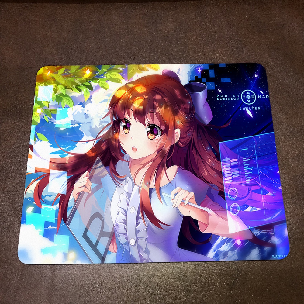 Lót chuột máy tính Anime Shelter Wallpapers 1 Mousepad cao su êm ái. Nhận in theo yêu cầu