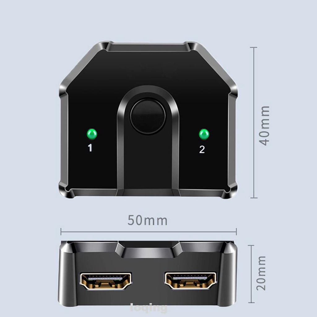 Bộ Chia Cổng HDMI 3d 4K ABS Full HD | BigBuy360 - bigbuy360.vn