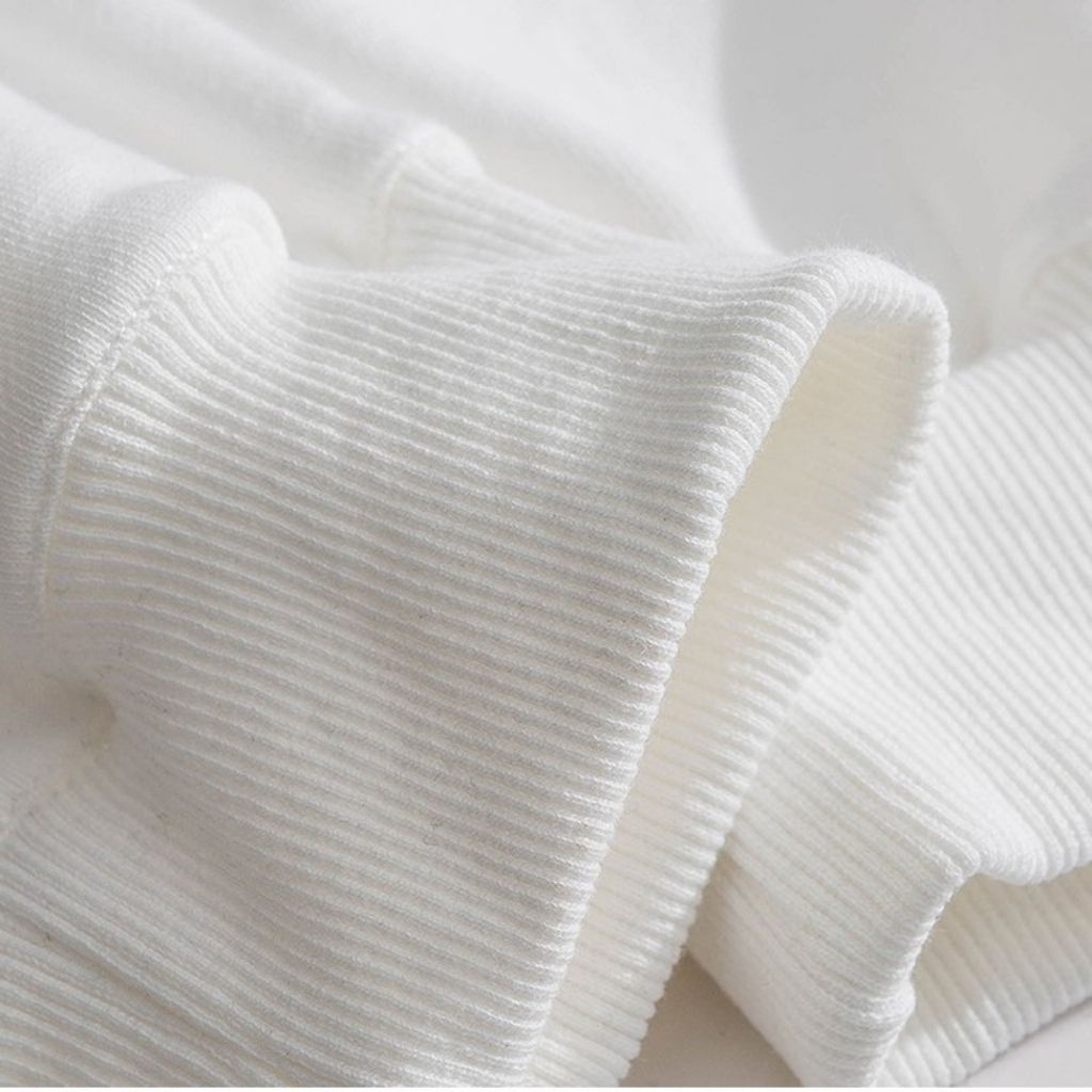 Áo Hoodie nam nữ trắng đen trơn vãi nỉ bông cao cấp unisex dáng rộng đẹp không quá dày THE-QUALITY HD101 | BigBuy360 - bigbuy360.vn