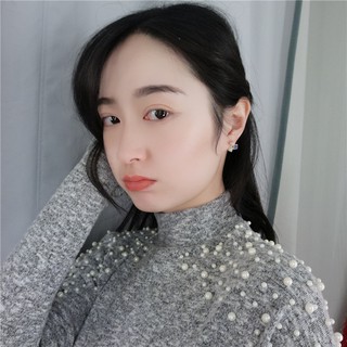Khuyên tai phối ba màu cá tính