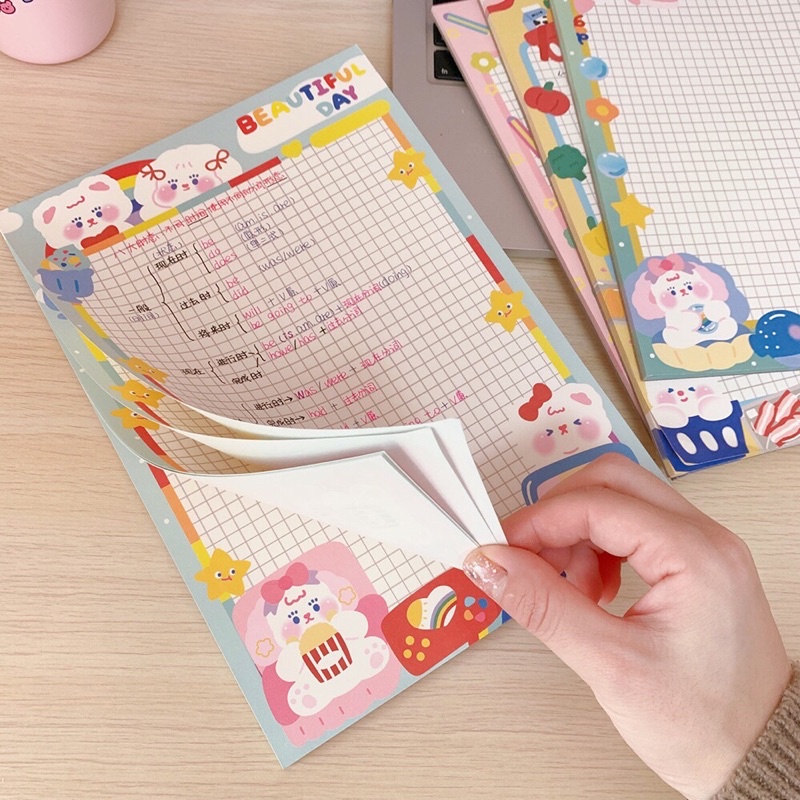 Giấy nhớ/giấy note size đại siêu to khổng lồ hình cute