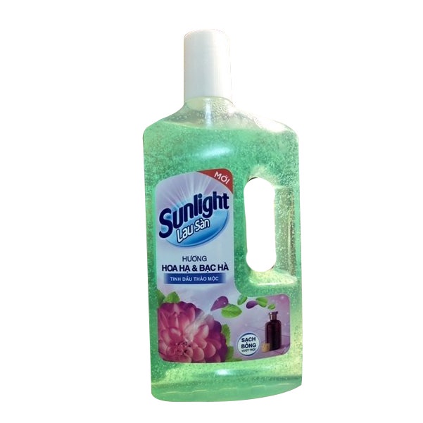 Nước lau sàn Sunlight hương Hoa Hạ & Bạc Hà chai 1kg