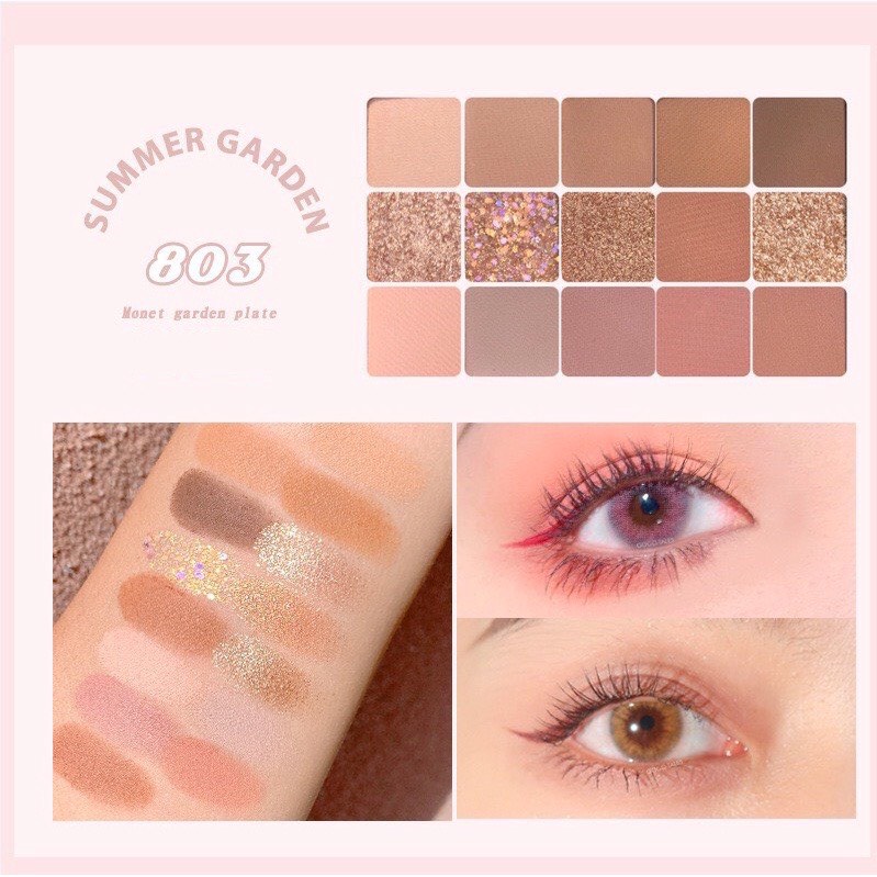 Bảng mắt 15 ô nhà Gogotales Monet Garden Plate .