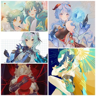 (Artist: Noahru - Fangoods) Print Hình A5 giấy cứng Genshin Impact