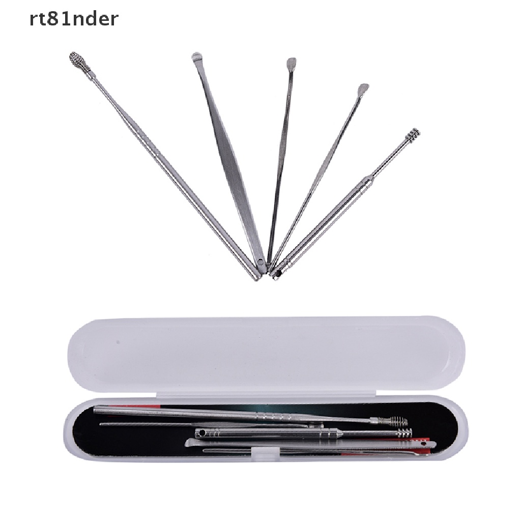 Set 5 Dụng Cụ Lấy Ráy Tai Bằng Inox Tiện Dụng