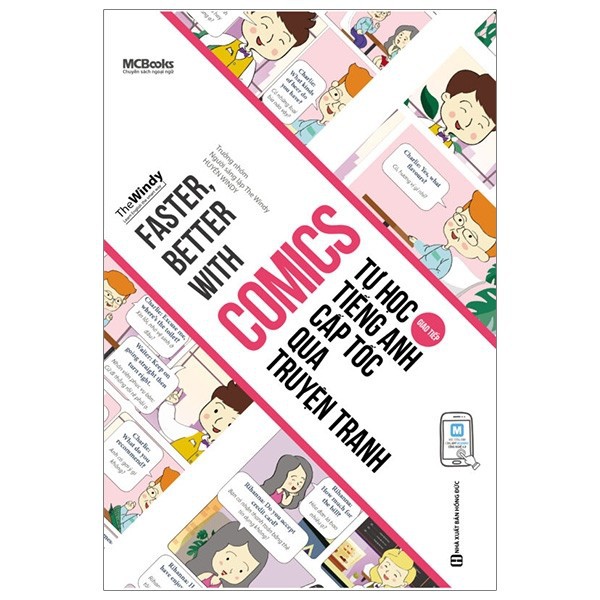 Sách - Faster Better With Comics - Tự Học Tiếng Anh Cấp Tốc Qua Truyện Tranh Tặng Video Hách Não 6000 từ vựng tiếng Anh