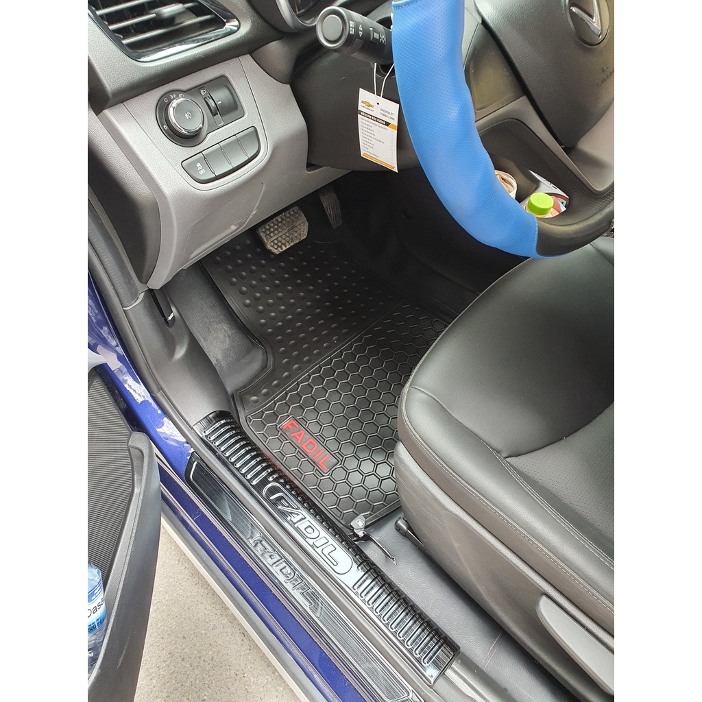 HÀNG CAO CẤP|Thảm Lót Sàn Cao Su Xe Ô TÔ Vinfast Fadil Mẫu tổ ong -không gây mùi,cao su đúc,Vừa form xe, dễ vệ sinh