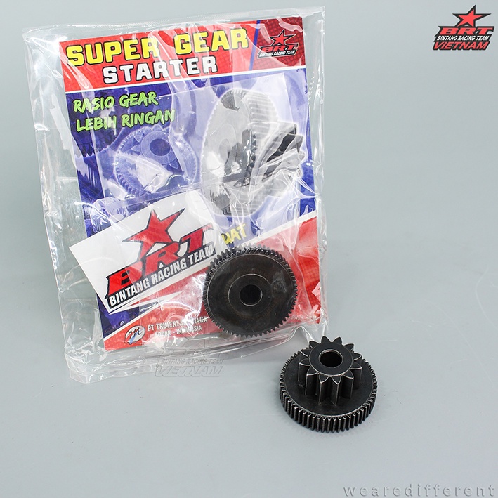 NHÔNG ĐỀ BRT SUPER GEAR EXCITER / R15 / MT15 / FZ / TFX - HÀNG CHÍNH HÃNG