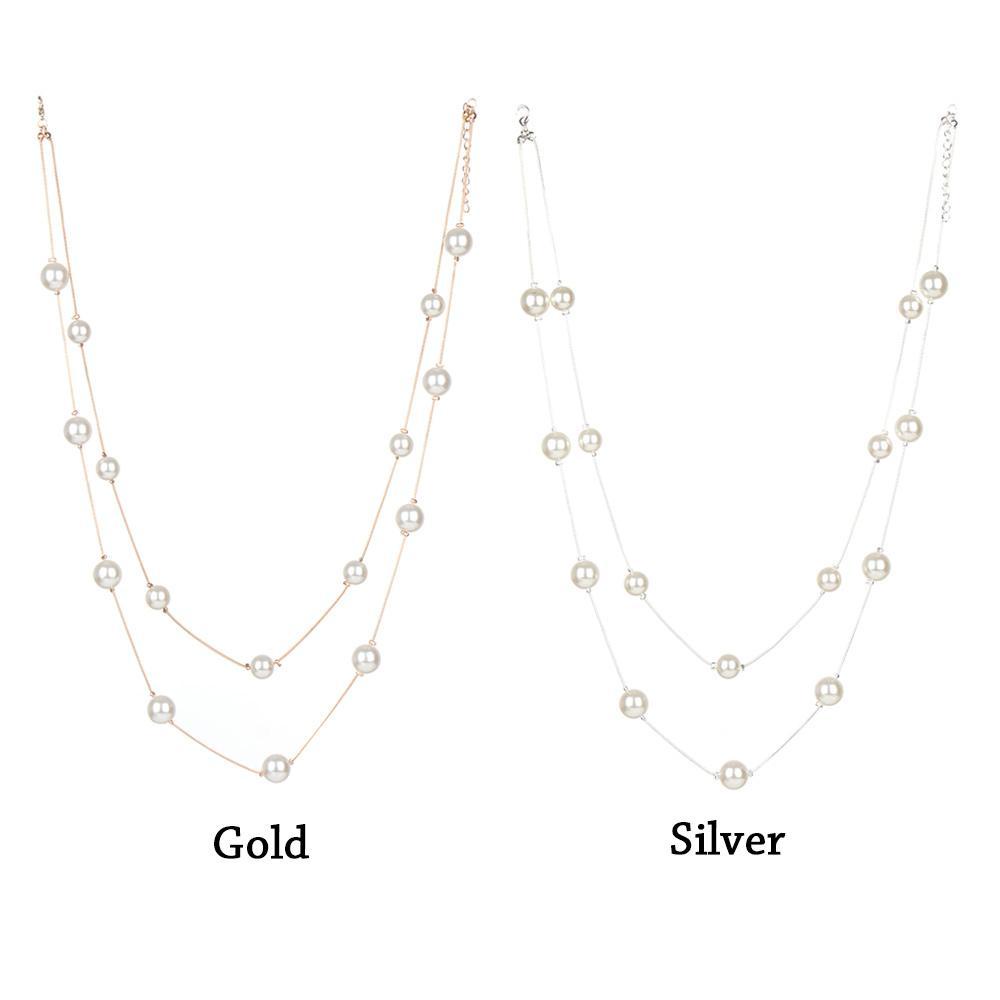 ESPO Vòng cổ Ngọc Trai Nhiều Lớp Mới